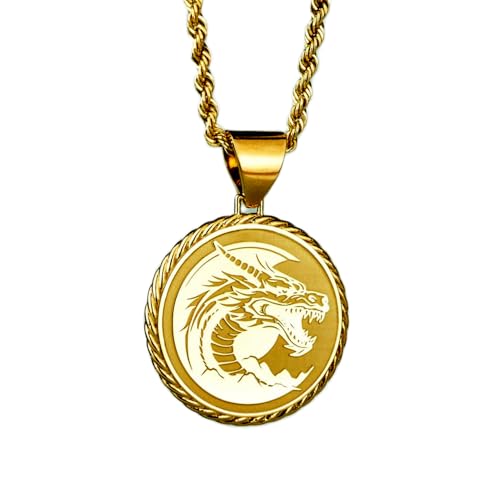 Medalla de cumpleaños del año del dragón en plata 925, el regalo astrológico ideal