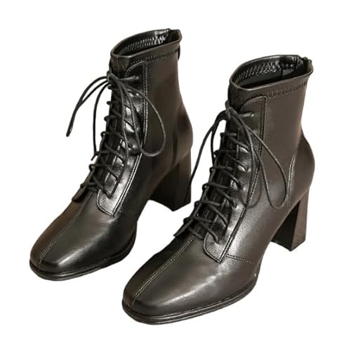 [XICREX] �u�[�c ���f�B�[�X �V���[�g�� ���[�X�A�b�v�u�[�c ���� �`�����L�[�q�[�� ���q�[�� �҂ݏグ �o�b�N�W�b�p�[ �їp �����₷�� �����₷�� 23.5 cm �g���� �� �� 7cm �n�C�q�[�� �u���b�N �H �~