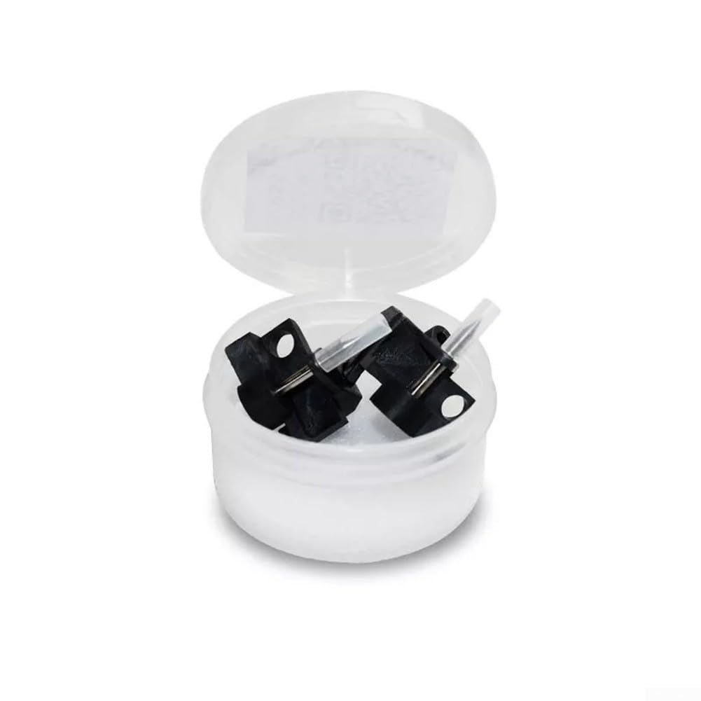 1 Paar Elektroden für Signal Fire Faserspleißgeräte AI-6A/AI-6C/AI-7/AI-7C/AI-8/AI-8C/AI-9/AI-10, stabile Leistung und hohe Zuverlässigkeit, Standardgröße aus Stahl für optische