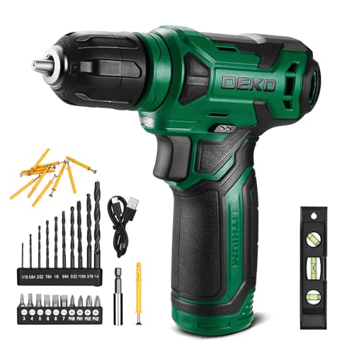 DEKOPRO Trapano avvitatore senza fili 8 V, con 10 mm