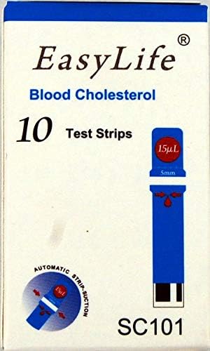 LifeSmart Cholesterol 10 Test Strips: Easy Health Monitoring