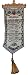 Wall Door Hanging Tapestry AMN-151 Al-Quran Arabic Calligraphy Woven Fabric Poster Islamic Art Decorative Ornament Muslim Gift - Size 20 x 60 cm. (Surah 4 Quls)