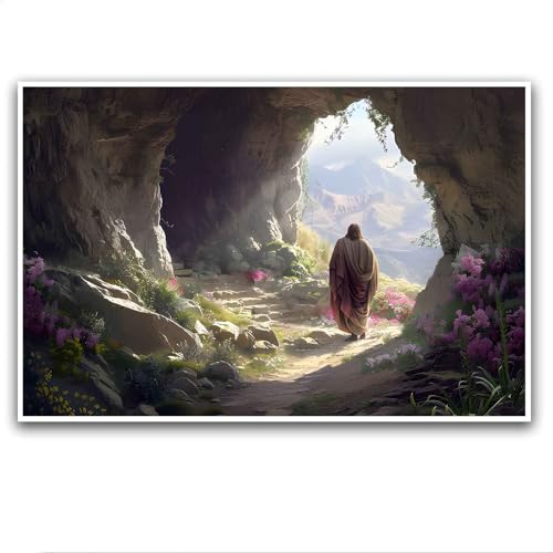 Resurrection of jesus Easter Painting Jesus Christ Leaving The Tomb