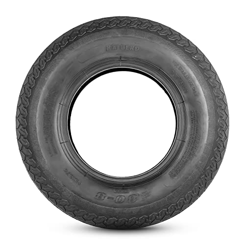 HALBERD 4.80-8 Trailer Tires 4.80x8 6PR Load Range C Highway Boat Trailer Log Splitter Tires, Tubeless, Set of 2