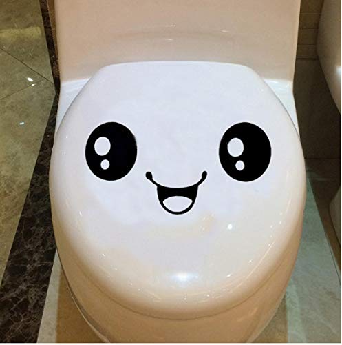 Pegatinas de baño smiley animan tu aseo con vinilos decorativos alegres