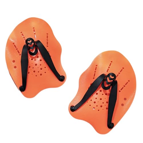 Comfortable Swim Paddles Adjustable Straps Hydrophobic for Various Swimmers Techniques Swim Hand Paddles