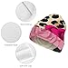 Unisex Skull Cap Fashion Warm Slouchy Beanie Hats, Classic Winter Soft Knit Caps for Women and Men Animal Rose Flowers Cheetah Leopard Print Floral