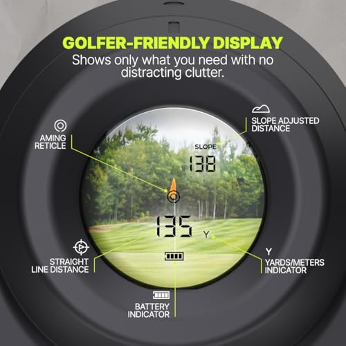 image for Precision Pro NX9 Golf Rangefinder with Slope Switch – 900 Yards Las