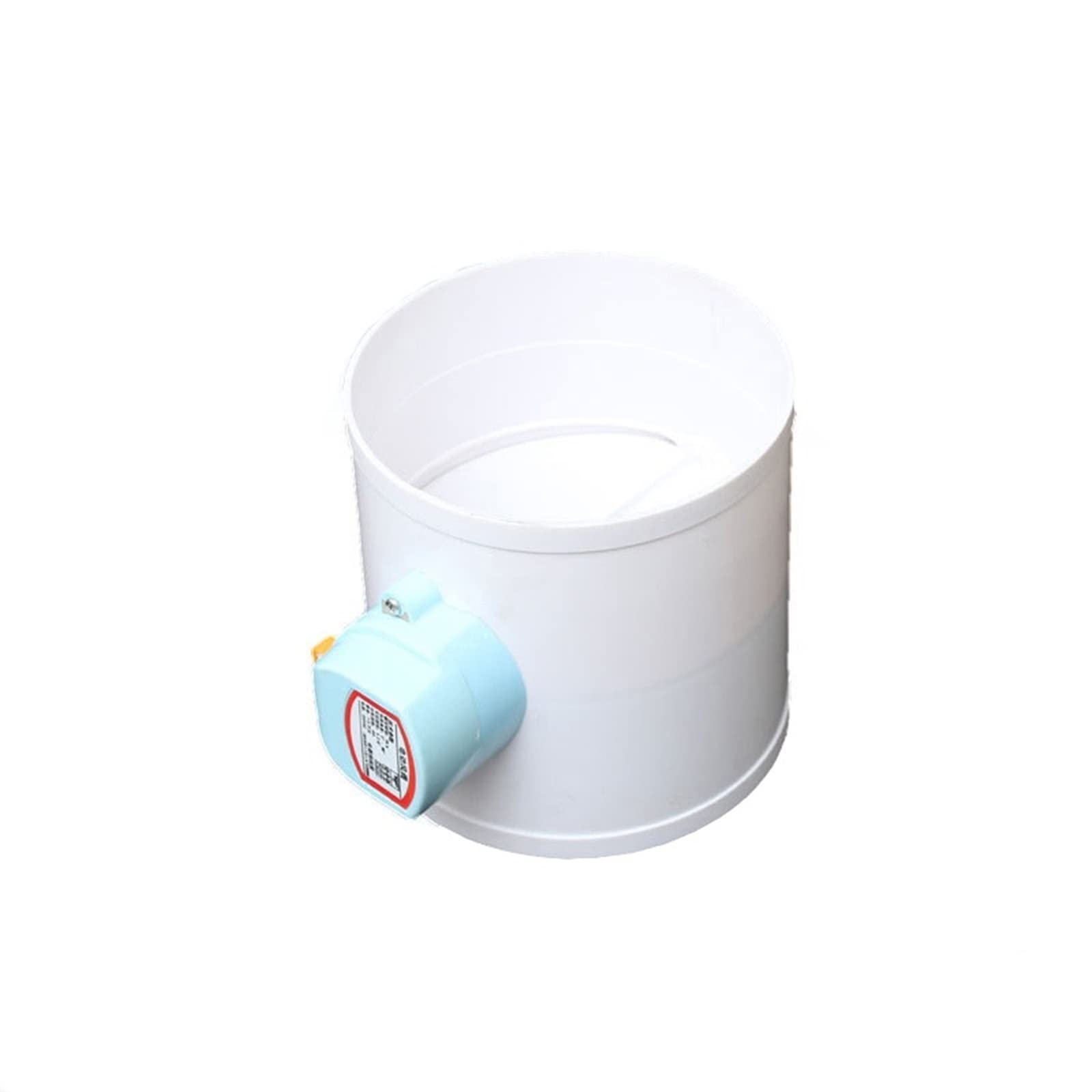 Válvula de aire eléctrica HAVC de plástico PVC resistente a altas presiones y temperaturas extremas Válvula de retención motorizada Tubería 75/110/160/200 mm 220 V 12 V 24 V(220vac,110mm)