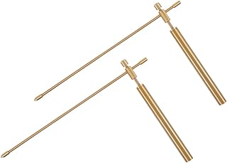 SOLUSTRE Pen Shape Dowsing Rods Barss Dowsing Rods 2pcs Portable Pen Shape rods dowsing rods Brass Water divining rods Detection Rod Long dowsing rods