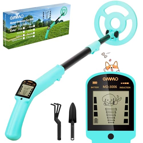 OMMO Metal Detector, Adjustable 27.5”-37.8” Metal...