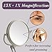 JERDON Compact Magnifying Mirror - Folding 3