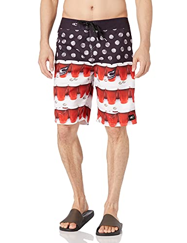 Image of O'Neill Men's Santa Cruz Plaid Boardshort