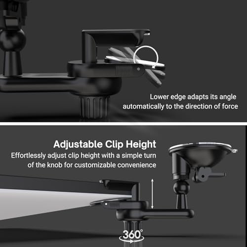 YAJECT Starlink Mini Suction Cup Mount, Sunroof & Rear Window Mount Starlink Mini for Car, RV, Sailing, Airplane