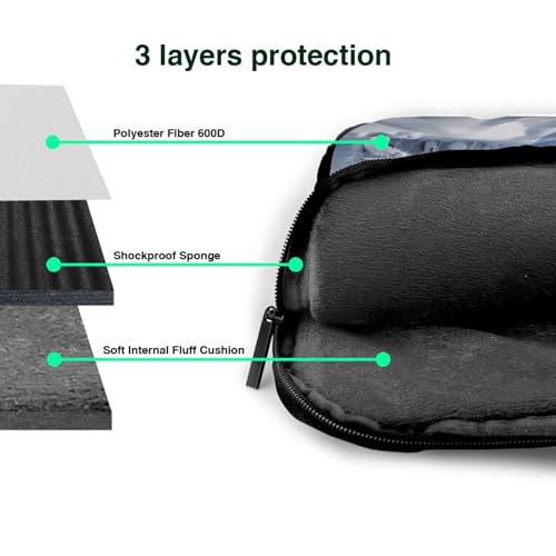 Bolso bandolera para laptop KHiry con diseño invernal miniatura 5