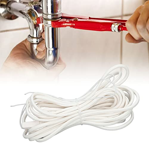 Flexman 5X8mm Rohrheizkabel, 10 m Wärmebandlänge AC220V 400W wasserdichtes Kabel zum Schutz gewerblicher und privater Wasserversorgungsrohre