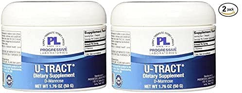 Progressive Labs U-Tract D-Mannose Supplement, 50 Gram (2-Pack) Progressive Labs U-Tract D-Mannose Supplement, 50 Gram (2-Pack)