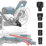 Miter Saw Dust Collector Attachment, Improved Dust Collector Port, 5-in-1 Adapter Dust Collector Port fit for Bosch 12' Glide GCM12SD Miter Saw Dust Collector