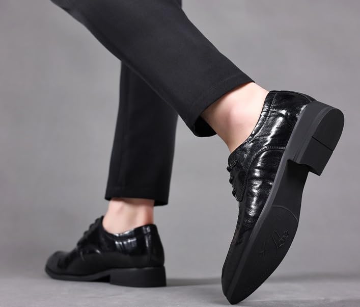 Men's Business Derby Shoes Classic Men's Leather Dress Shoes Formal Classic Business Oxford Shoes4