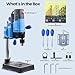 Mini Benchtop Drill Press with 16 Pcs All-Material Drill Bit Kit, 1200W 6-Speed 2800RPM, 360° Omnidirectional Rotation, Rotary Tool Workstation Stand, 3.15 Inch Drilling Depth