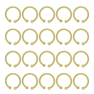 Losbladige bindmiddelringen, visitekaartjes Meerdere kleuren Sleutelhangers voor thuis voor klaslokaal voor kantoor(geel…