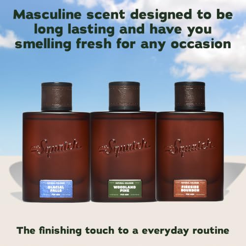 Image of Dr. Squatch Natural Cologne for Men - Scent-Lock Technology and Sustainably-Sourced Ingredients - Glacial Falls Cologne (1.7 fl oz)
