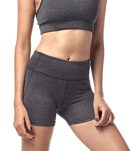 LAPASA Women's Sports Shorts Squat Proof Comfortable Yoga Short Pants Running Shorts Training Exercise Fitness Workout Pants Active Gym Shorts Cycling Shorts with Wide Waistband & Hidden Pocket L09