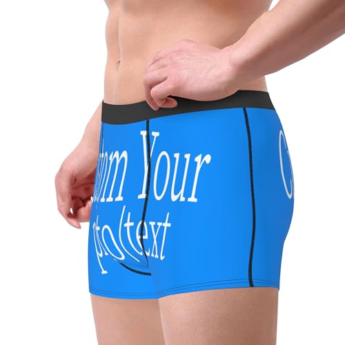 Custom Men Boxer Briefs With Photo Image Logo Name Personalized Underwear For Men Husband4