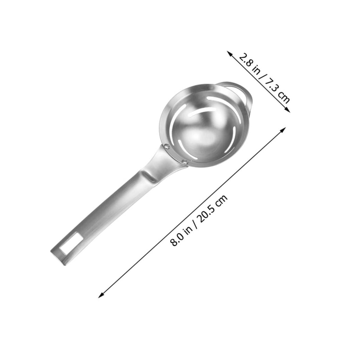 Unomor Egg Yolk Filter Tool Egg Divider Stainless Steel Safe for Boys and Girls Elderly