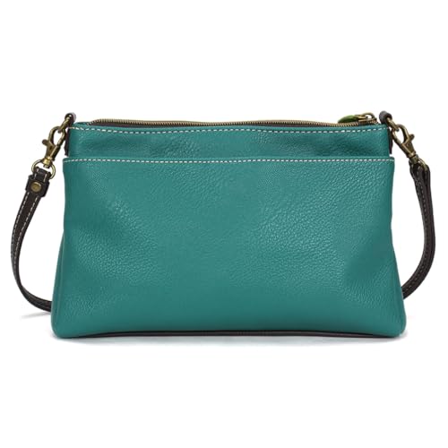 Image of CHALA RFID Protected Vegan Leather Deluxe Crossbody Bag with Adjustable Straps