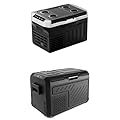 EUHOMY 12 Volt 22QT and 26 QT Portable Freezers, Electric Coolers -4°F~68°F, 12V Car Fridges 12/24V DC & 110-240V AC for Camping, Travel, Truck