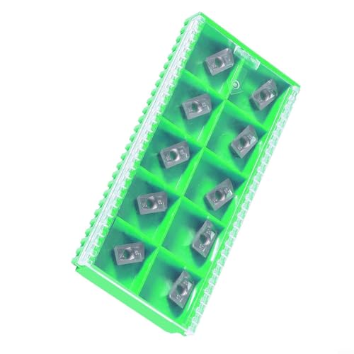 10PCS APKT11T308 LH Carbide Inserts Replacement Cutter for Square Milling and Side Milling