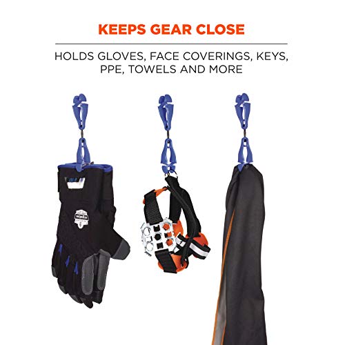 Image of Ergodyne Squids 3420 Swiveling Glove Clip Holder with Dual Clips