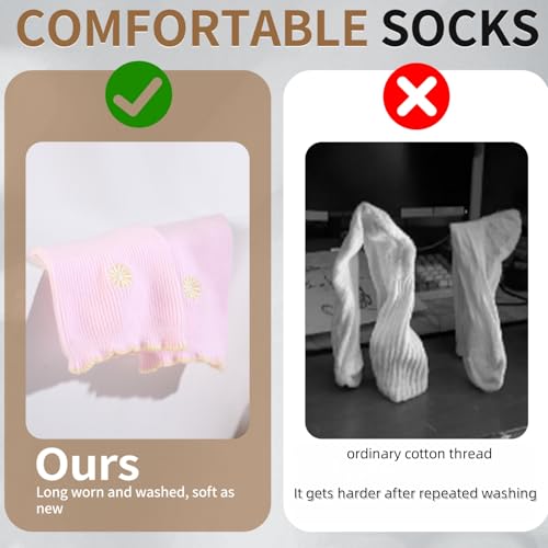 Ruffle Women's Cute Ankle Socks 7 to11 Size, 3 Pairs Per Pack for Any Occasion, Can Be Worn All Year Round3