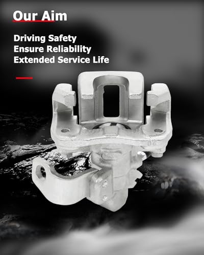 Image of cciyu 19B3298 Rear Right Brake Caliper With Bracket For Acura For CSX 2006-2011,For Acura For ILX 2013-2018,For Honda For Civic 2006-2015