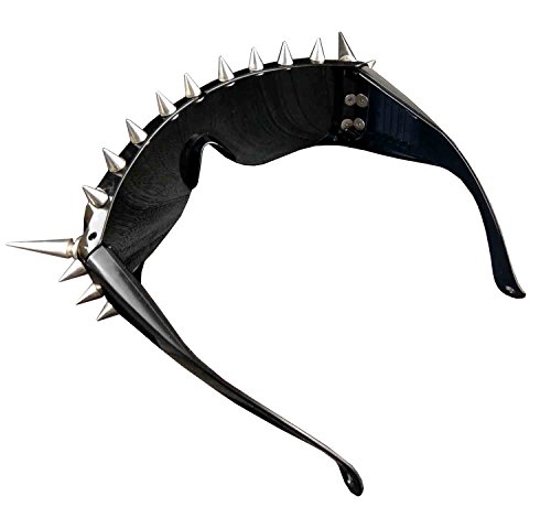 Cool Rock Punk Spike Sunglasses Metal Studded Moto Biker Glasses Black3