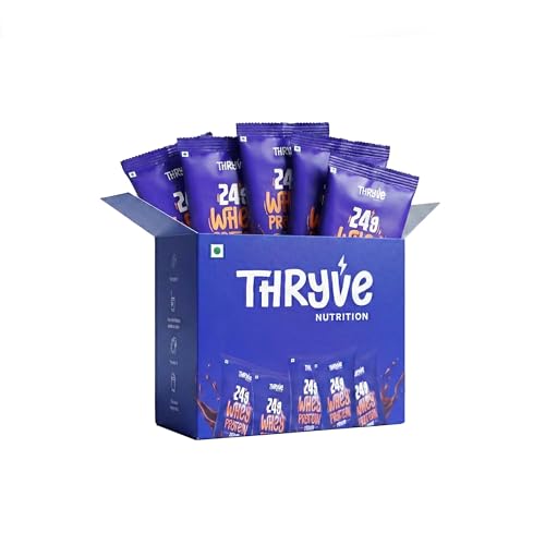 Image of Whey Protein | Chocolate Flavour | 24g Protein | Gluten Free | 0% Added Sugar | Single Serving Sachets | Pack of 5