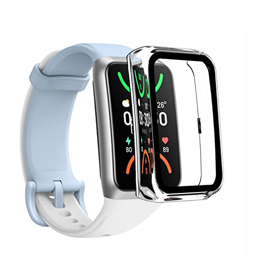 OPPO Band 2 �Ή� �P�[�X YAJOJO �ی� �K���X�t�B���� ��̌^ �J�o�[ �X�}�[�g�E�H�b�` 3D�Ȗʋ����t�B���� �����G�b�W�^�b�` �h�C�菝 �h�Ռ� �����h�~ �S�ʕی� ���E�ȒP �y�N���A�z