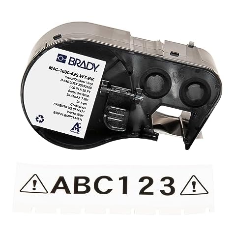 Brady Vinyl Label Tape for BMP Printers Cover