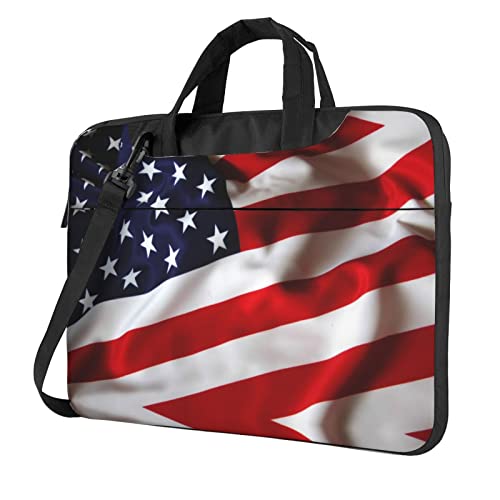 Bolso para portátil con bandera americana 13/14/15.6 pulgadas miniatura 1