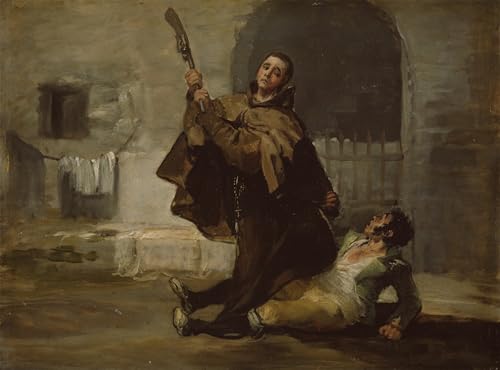 Lienzo Pintura Famosa Goya Fray Pedro Alta Definición 60x90