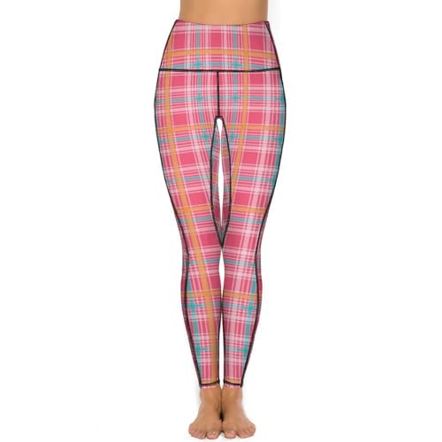 Legging écossais rose galbant pour en finir avec les pantalons sans poche - 3