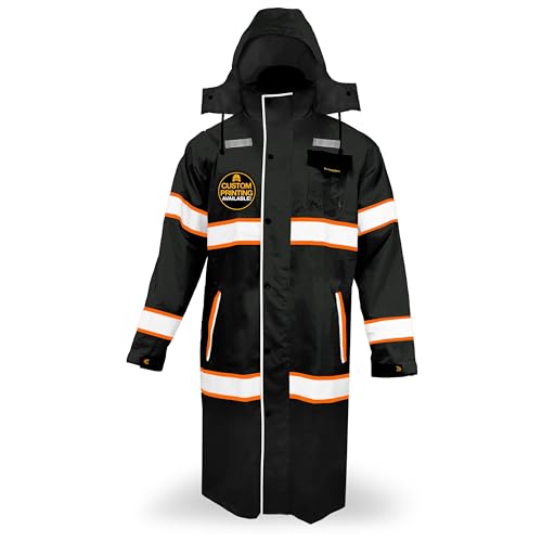 KwikSafety - Charlotte, NC - TORRENT Rain Jacket & Trench Coat ANSI OSHA Class 3 High Visibility Jacket Hi Vis Rain Gear