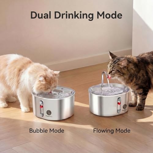Fuente de agua para gatos 3.2L con filtro de carbón miniatura 3