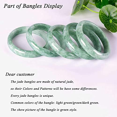 Image of Women's Cyan Jade Bracelet | Hand-Carved Classic Fashion Accessory | Genuine Jade Stone Bangle