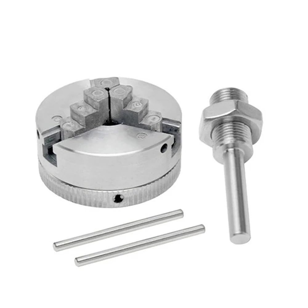 Z011 Mini trapano in acciaio Mandrino in metallo a 3 griffe Mandrino for tornio manuale Morsetto a ganascia Mandrino manuale Tornio indipendente
