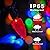 HUGSVIK C6 Solar Christmas Lights Outdoor Waterproof, 21Ft 50LED Strawberry C6 Christmas Lights Colored, 8 Modes Solar Powered Christmas Lights for Christmas Tree Wreath Garland Garden Patio
