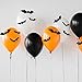 EkkoVla Bats Wall Decor, 100Pcs 3D Bat Halloween Decorations, 6 Different Sizes PVC Black Bat Sticker for DIY Home Decor, Indoor Hallowmas Party Supplies