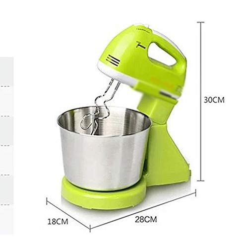 Sbattitore Elettrico per Alimenti Supporto da Tavolo Impastatrice per Dolci Impastatrice per Uova Frullatore per Uova Frullatore per Cottura Panna da Montare Macchina 7 velocità (C