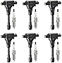 Vplus Set of 6 Ignition Coils & Iridium Spark Plugs compatible with Nissan Infiniti Maxima Murano Pathfinder Quest Altima Q50 QX60 FX35 3.5L V6 2007-2017 UF550